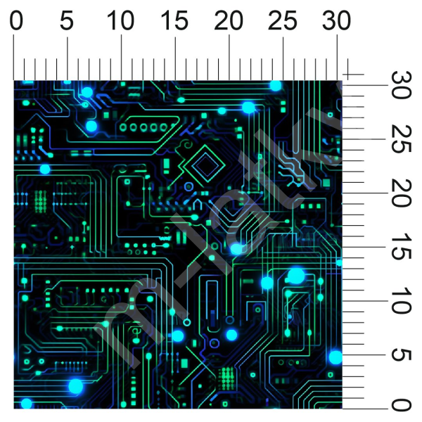 Vzor - tištěné spoje - geometrické vzory (1)