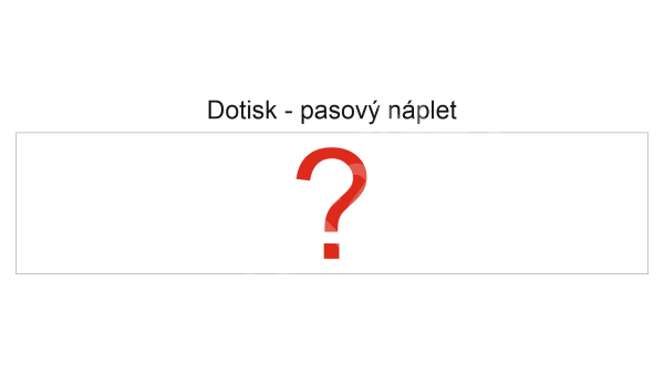 Doplňkový panel - pasový náplet o rozměru cca 25x145 cm - dotisk dle výběru (1)