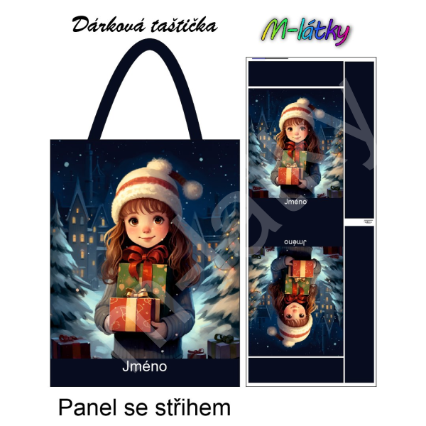Panel - dárková taška - jednorožci (1)