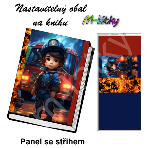 Panel - nastavitelný obal na knihu - Malý závodník (2)
