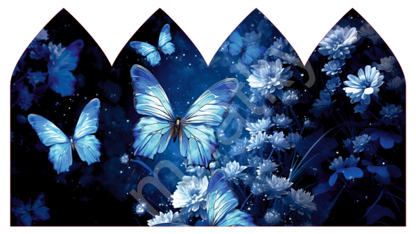 Panel se střihem - dámská čepice Jana - barevné květy (2)