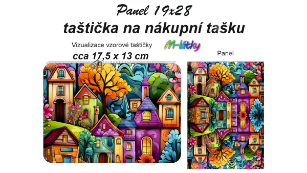 Panel - kapsička na nákupní tašku/kosmetická taštička - Čivava (1)