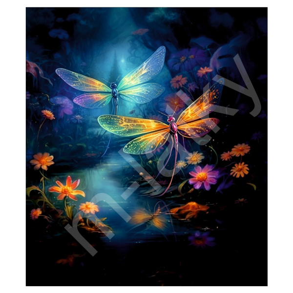 Panel 35-39 x 45 cm (více v popisu produktu) dívka v černém (2)