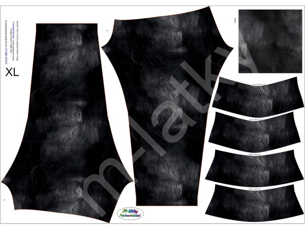 K - Panel k ušití - leginy - dámské - kočka (1)