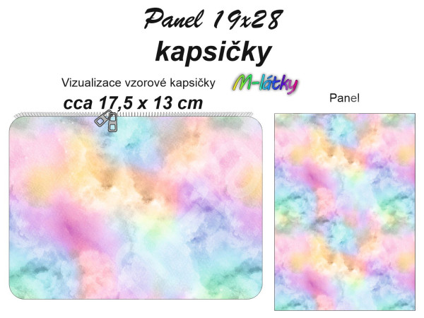 Panel - kapsička k nákupní tašce/kosmetická taštička - sova (1)