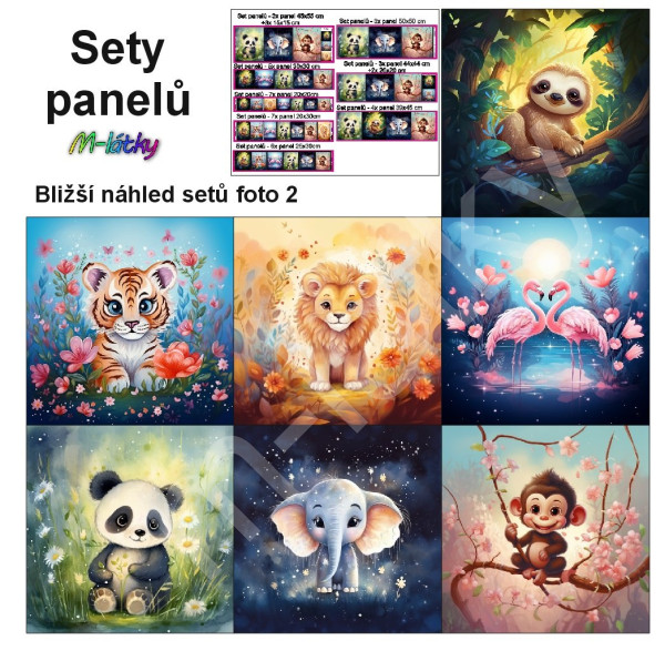 Set panelů dle výběru - ptáci (1)