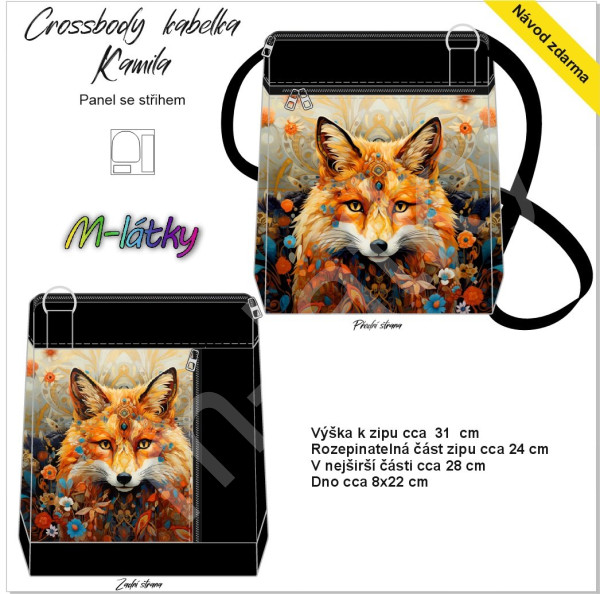 Panel - Crossbody kabelka Kamila (1)