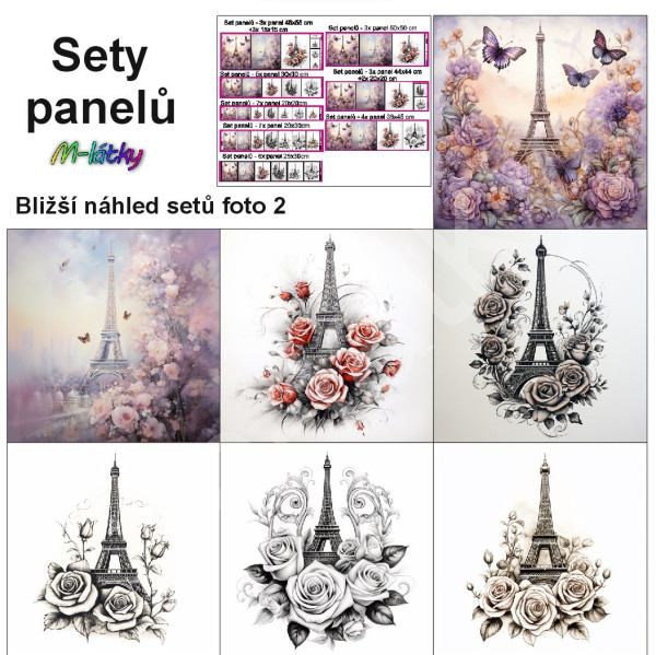 Set panelů dle výběru - samojed (1)