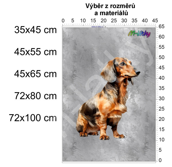 Panel  - výběr z rozměrů - Whippet (1)