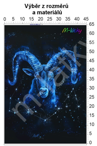 Panel  - výběr z rozměrů - Houslový klíč (1)