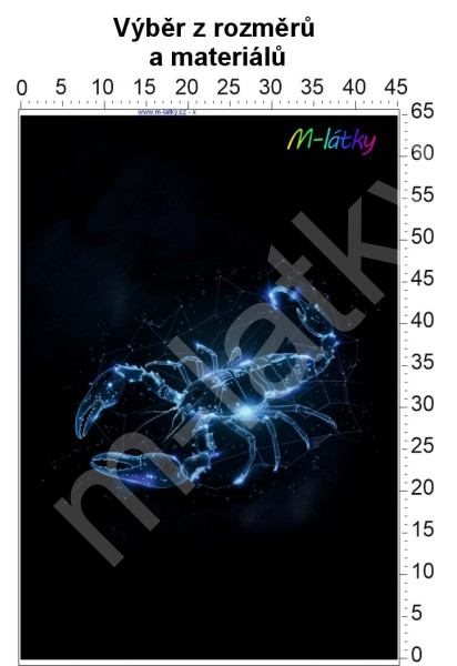 Panel  - výběr z rozměrů - Houslový klíč (1)