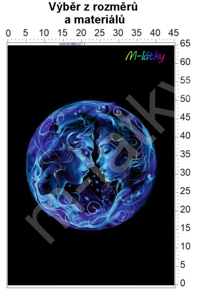 Panel  - výběr z rozměrů - Houslový klíč (1)