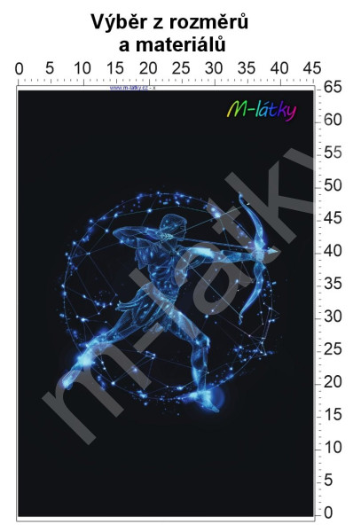 Panel  - výběr z rozměrů - Houslový klíč (1)