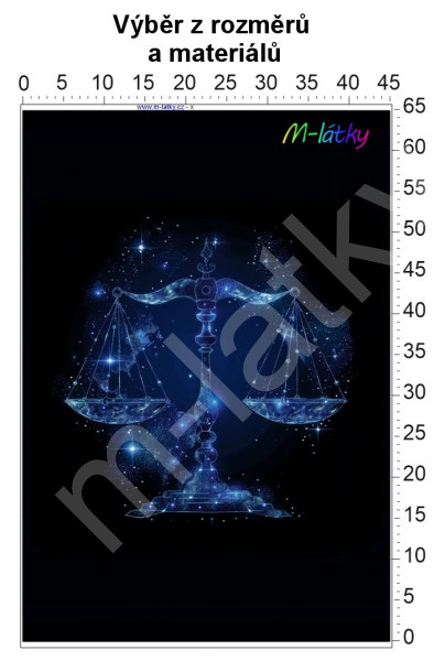 Panel  - výběr z rozměrů - Houslový klíč (1)