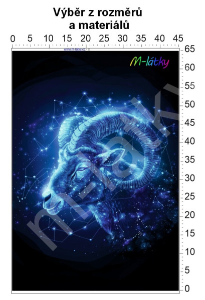 Panel  - výběr z rozměrů - Houslový klíč (1)