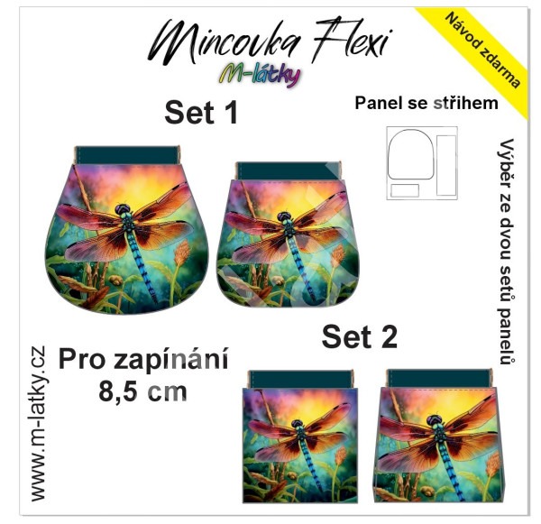Panel - obal na brýle - Mincovka Flexi (2)