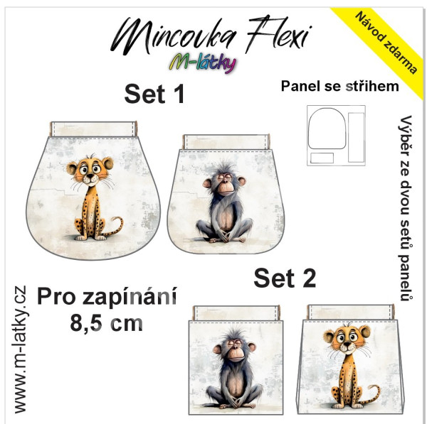 Panel - Mincovka Flexi - krokodýl, búvol (1)