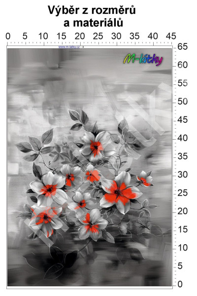 Panel  - výběr z rozměrů - Vintage vánoční stromeček (1)