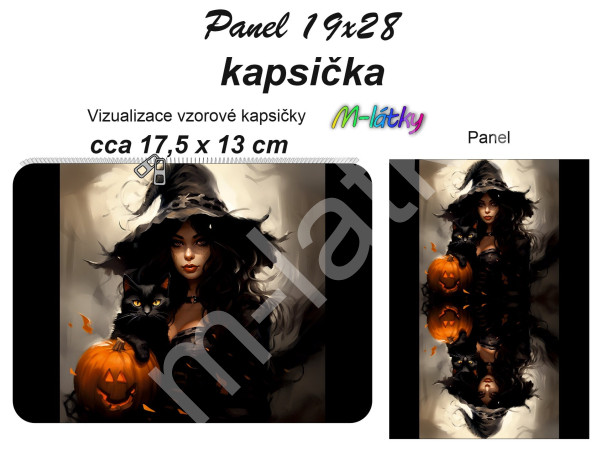 Panel k ušití - kapsička k nákupní tašce/kosmetická taštička - Ovce (1)