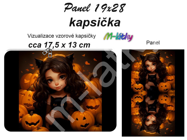 Panel k ušití - kapsička k nákupní tašce/kosmetická taštička - Ovce (1)