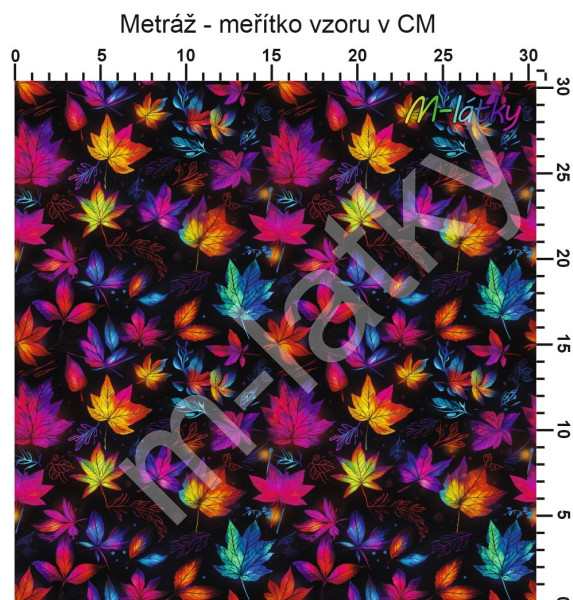 Vzor -barevné listy (1)