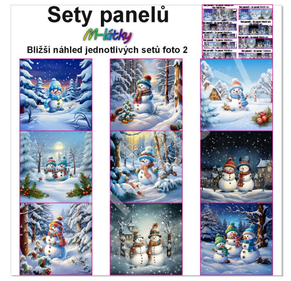 Set panelů dle výběru - Vánoce (1)
