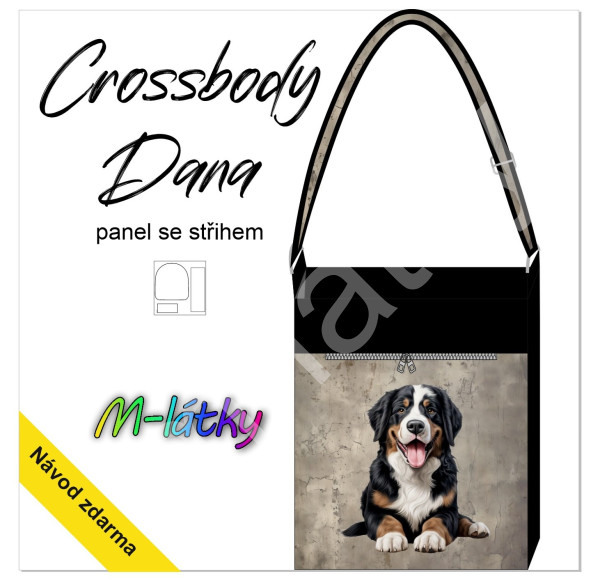 Panel Crossbody Dana - Novofundlandský pes (4)