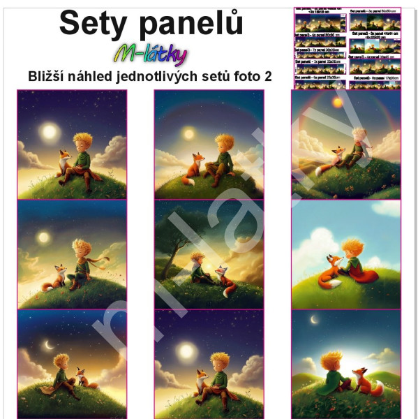 Set panelů dle výběru - Magické kočky (1)