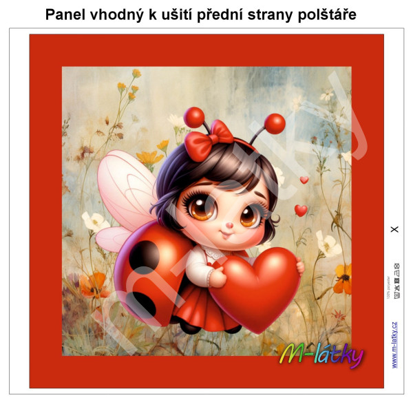 Panel k ušití  - dekorativní polštář - Pražský krysařík (1)