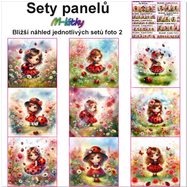 Set panelů dle výběru - Paříž - Eiffel (3)