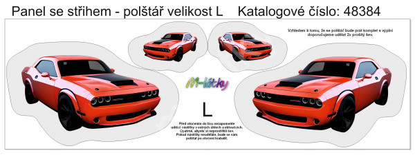 Panel k ušití  - 3D dekorativní polštář velikost L - motorka (2)