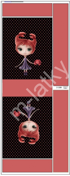 Panel - dárková taška - znamení - blíženci (1)