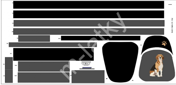 Panel - Batoh Waldo 19 - výmarský ohař (2)