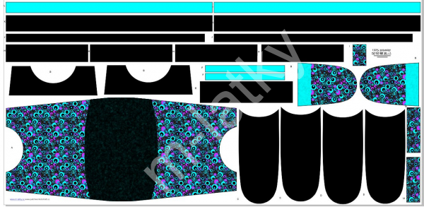 Panel  - Kabelka Ennie 4 - motýli (2)
