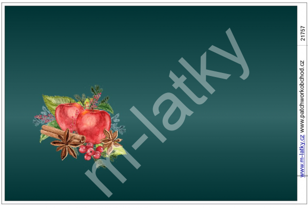 Panel  - vánoční   prostírání cca 45x 30 cm (1)