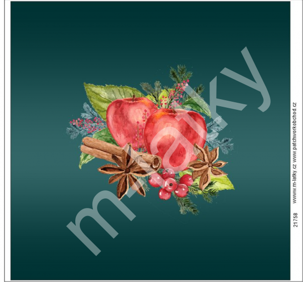 Panel - vánoční polštář (1)