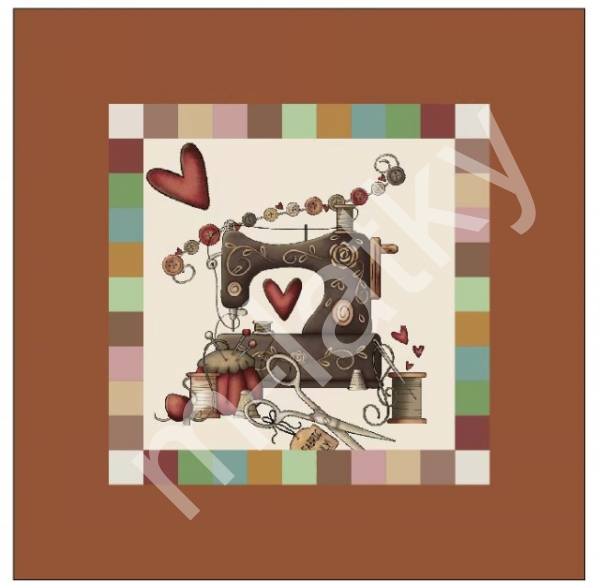 Panel  - slepiceí   prostírání cca 45x 30 cm (1)