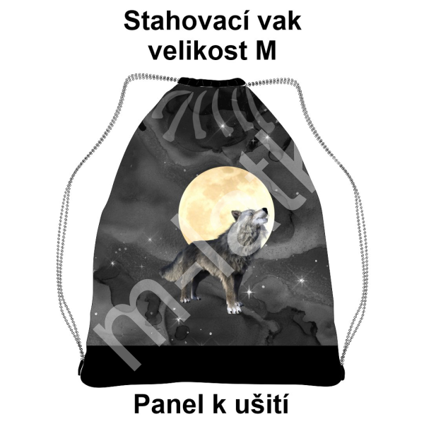 Panel k ušití - stahovací vak - velikost M - autobus (1)