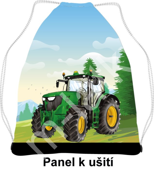 Panel k ušití - stahovací vak - velikost M - raketa (2)