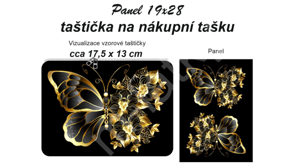 Panel - kapsička na nákupní tašku/kosmetická taštička (1)