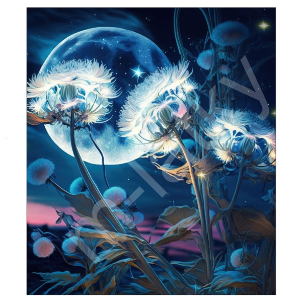 Panel  35-39 x 45 cm (více v popisu produktu) - pampelišky (1)