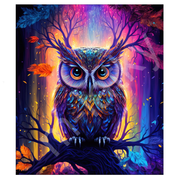 Panel  35-39 x 45 cm (více v popisu produktu) - sova (1)