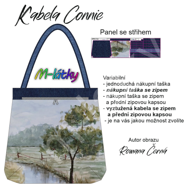C Panel se střihem -  Kabela Connie - Dům  - autor originálu obrazu - Romana Černá (3)