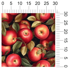 OB Metráž jablka náš tisk na objednávku – výběr z materiálů