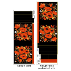 Panel k ušití  - nákupní taška/nákupní taška s prodluženými uchy - výběr z typu a materiálů  - Praha (2)