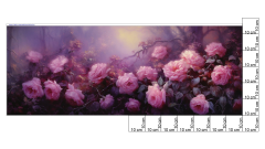 OB Panel  145 x 55 cm  - růže Materiál - výběr z variant