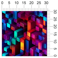 OB Vzor - abstrakce výběr z variant materiálu - vlastní tisk na objednávku