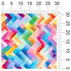 OB Vzor  - Abstrakce výběr z variant materiálu - vlastní tisk na objednávku