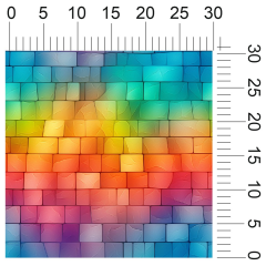 OB Vzor  - 3D Abstrakce výběr z variant materiálu - vlastní tisk na objednávku