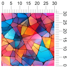 OB Vzor  - Abstrakce výběr z variant materiálu - vlastní tisk na objednávku